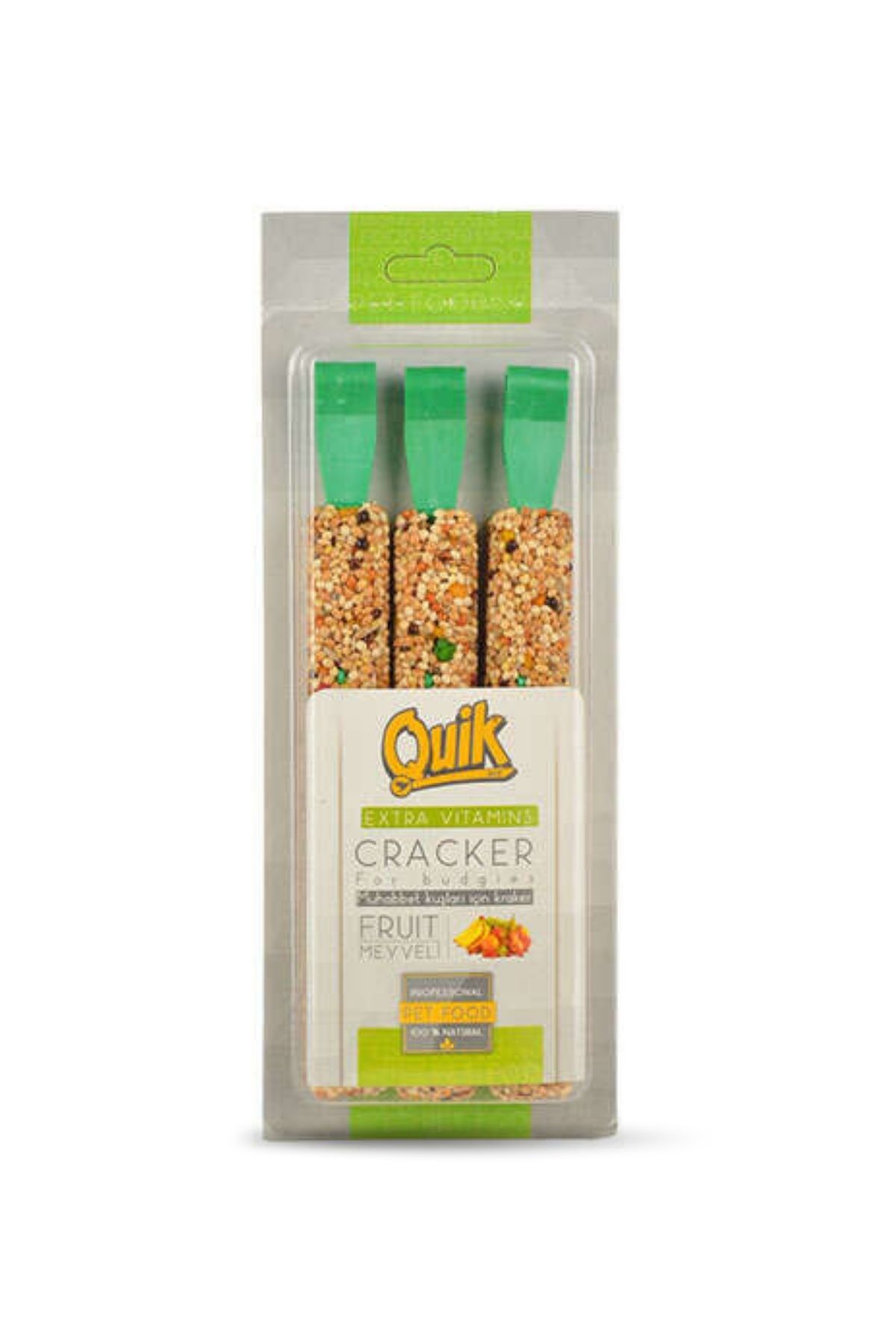 Meyveli Muhabbet Kuşu Krakeri (3'lü Paket)