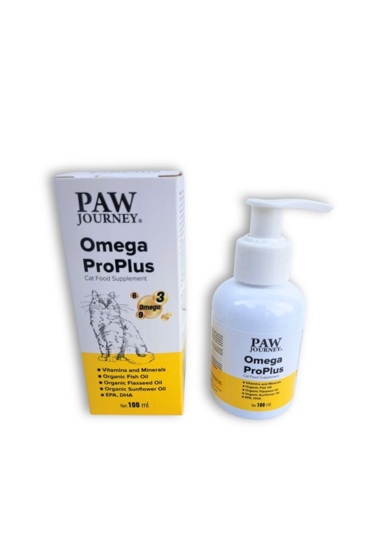 Omega ProPlus Tüy ve Deri Sağlığı Destekleyici Kedi Maması Takviyesi