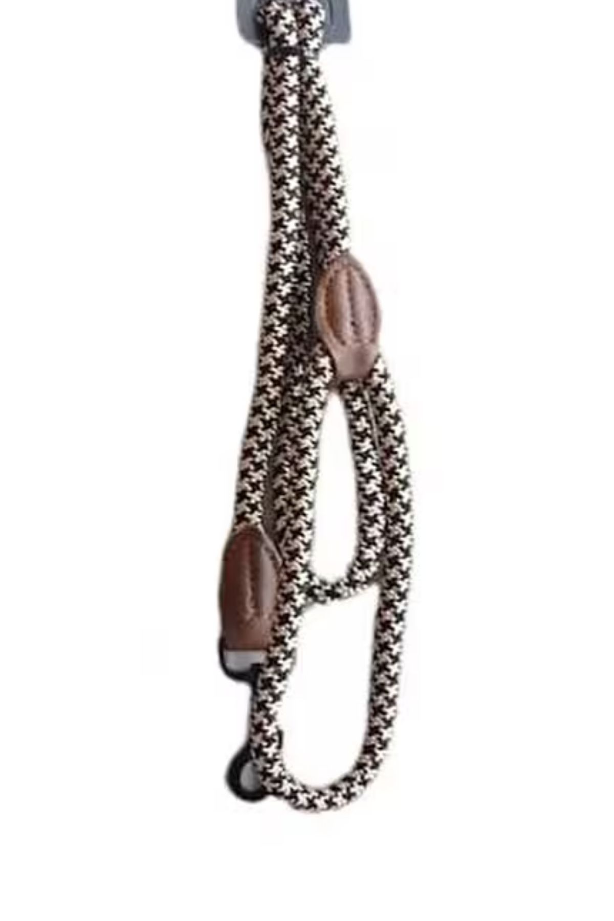 Dayanıklı Örgü Halat Köpek Gezdirme Kayışı Beyaz