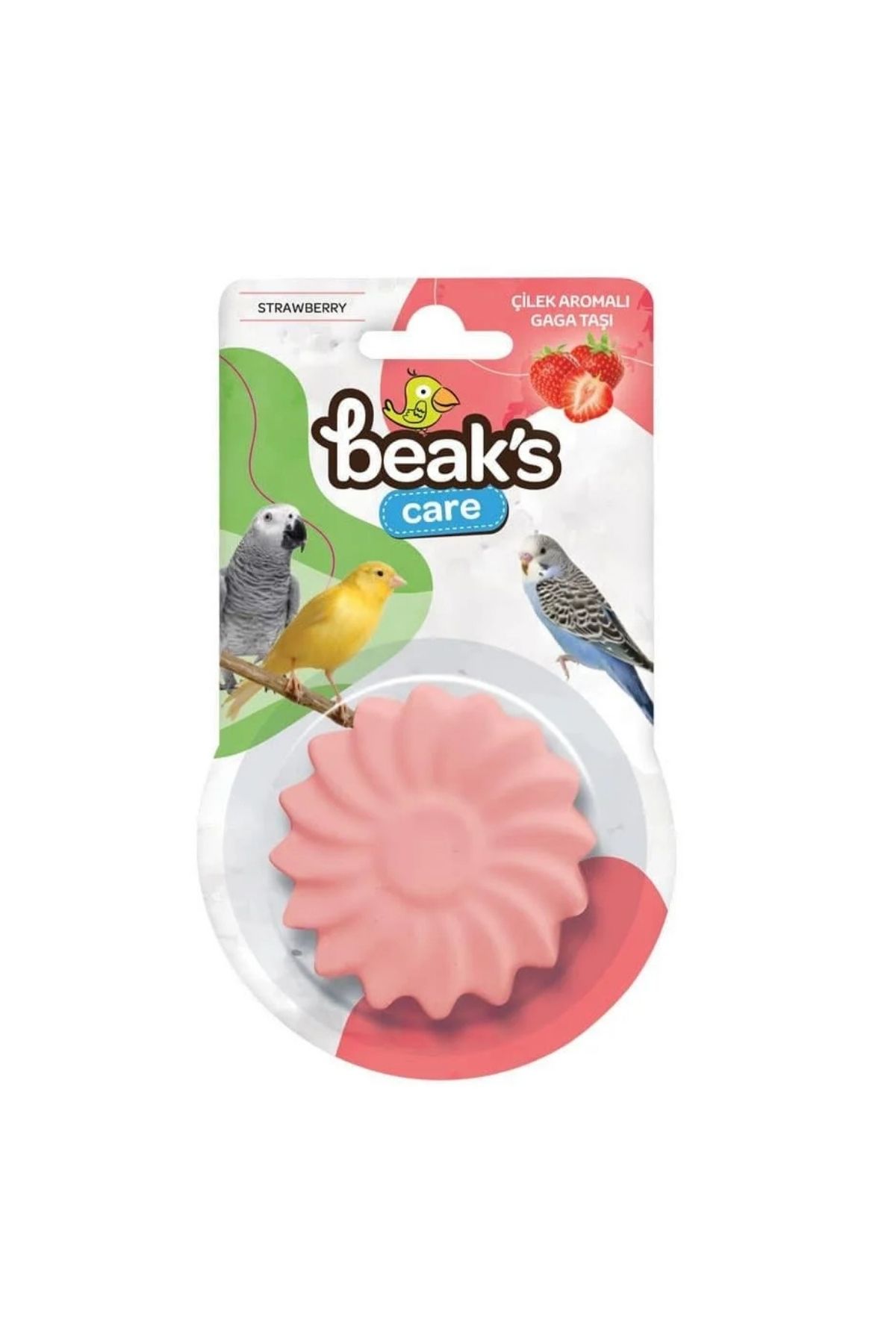Çilek Aromalı Kuş Gaga Taşı