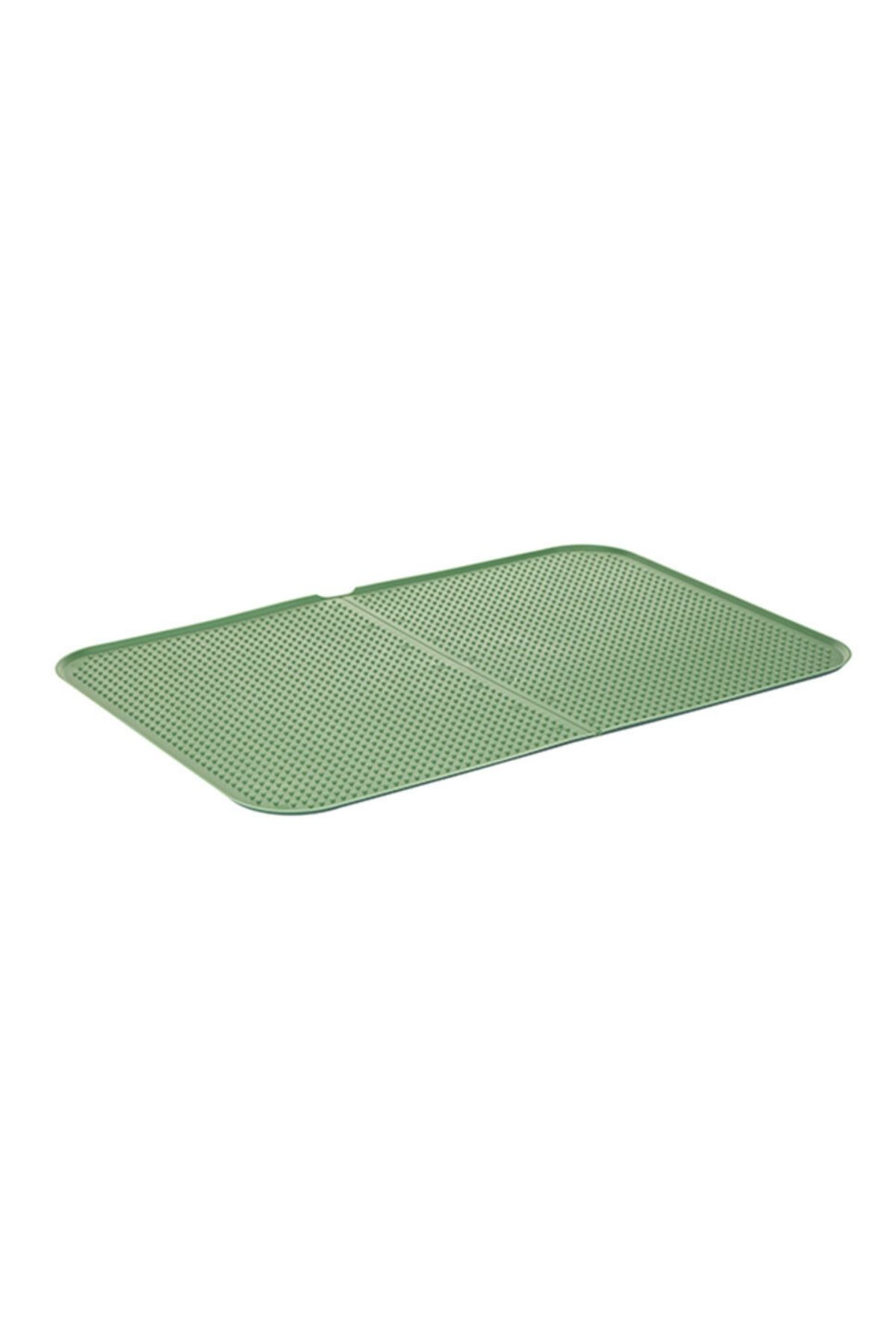 Kaymaz Silikon Kedi Kum Önü Paspası - Yeşil