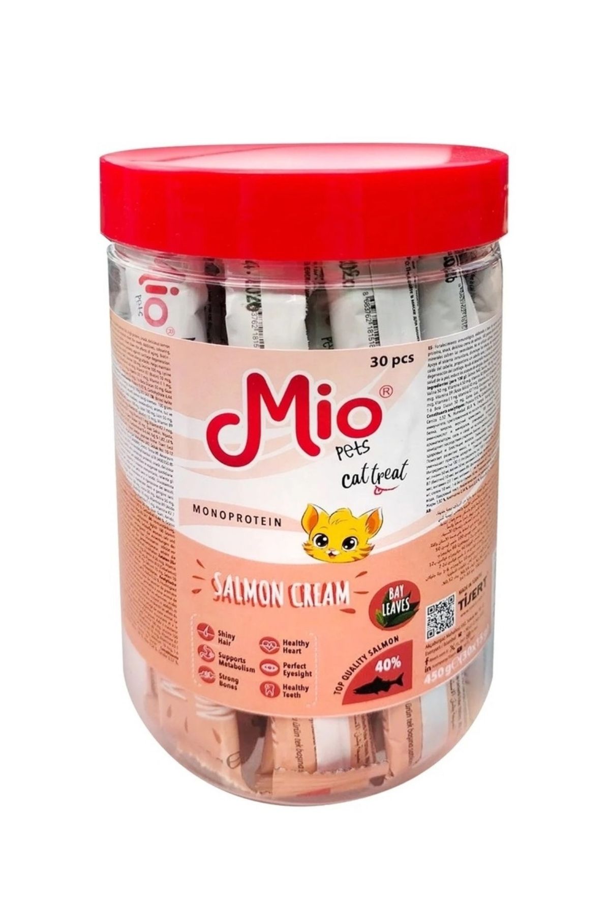 Kedi Ödül Krema Somonlu 15 gr x 30