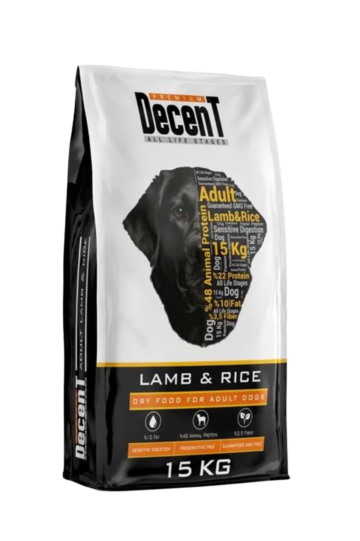 Yetişkin Köpekler için Kuzulu ve Pirinçli Kuru Mama 15kg.