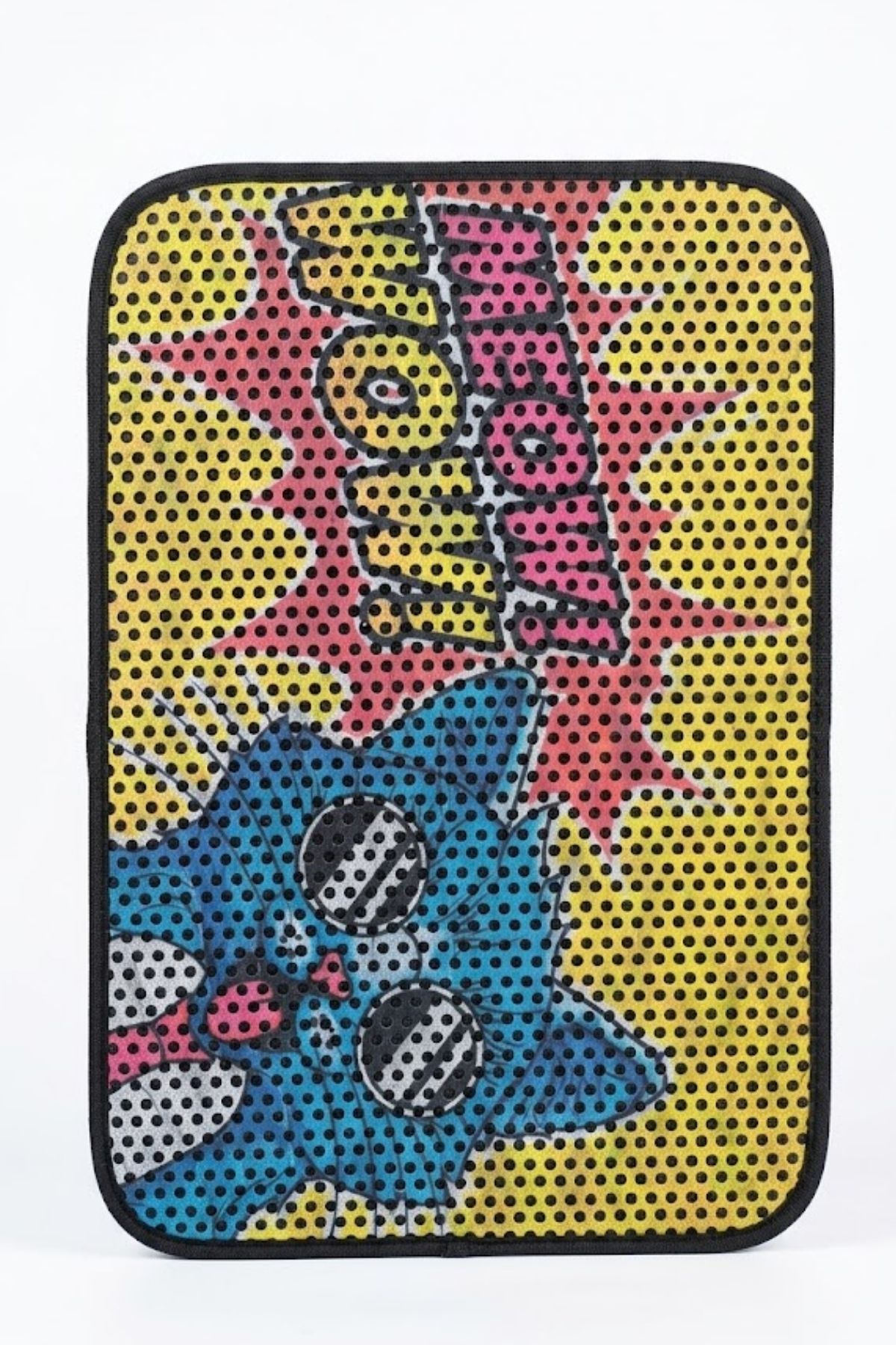 Kedi Tuvaleti Paspası Pop-Art "Meow" Tasarımlı