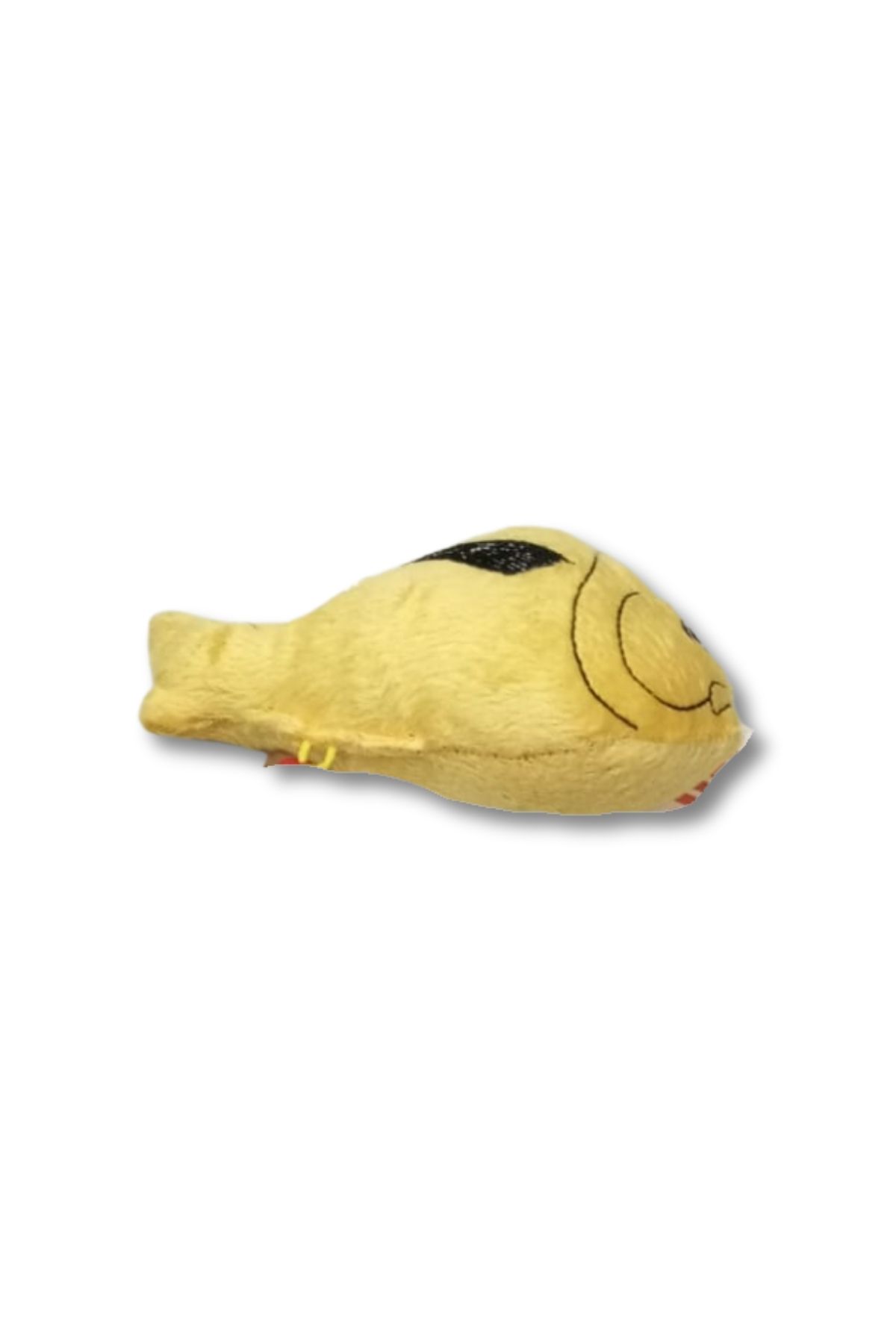 Peluş Balık Figürlü Kedi Oyuncağı Sarı