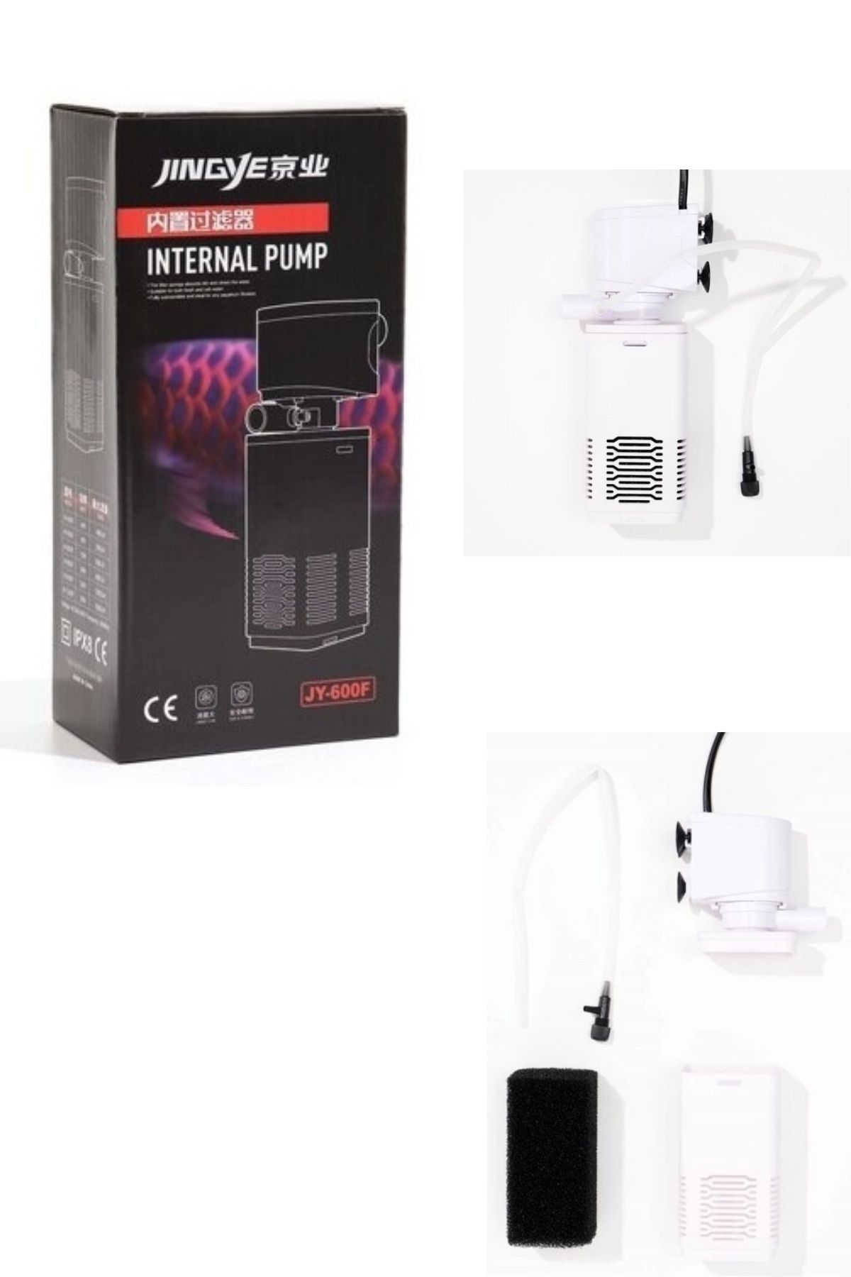 JY-600F Akvaryum İç Filtre