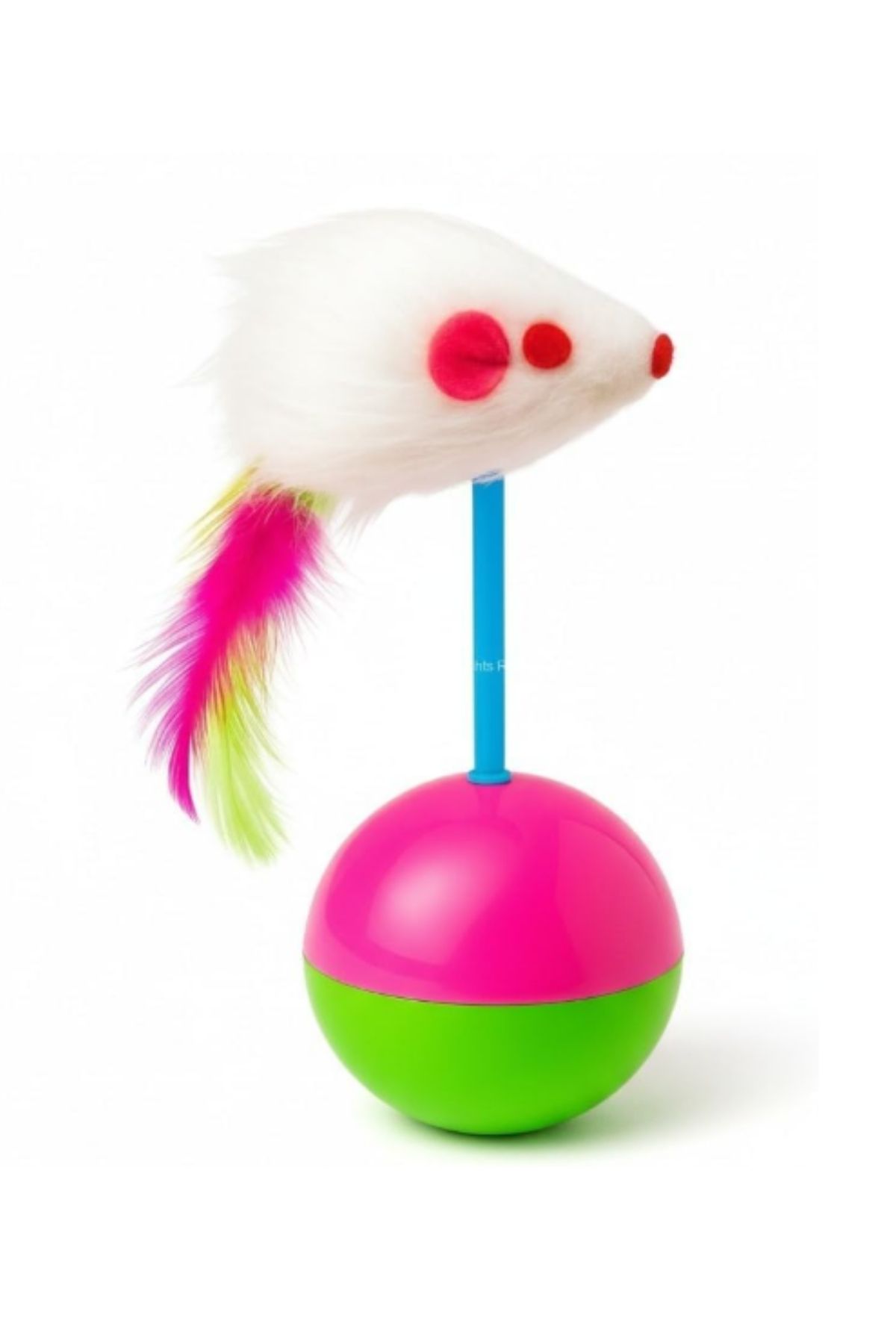 Hacı Yatmaz Peluş Fareli Kedi Oyuncağı