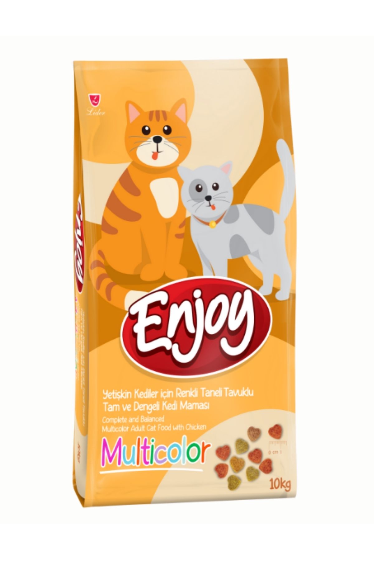 Multicolor Tavuklu Yetişkin Kedi Maması 10 Kg