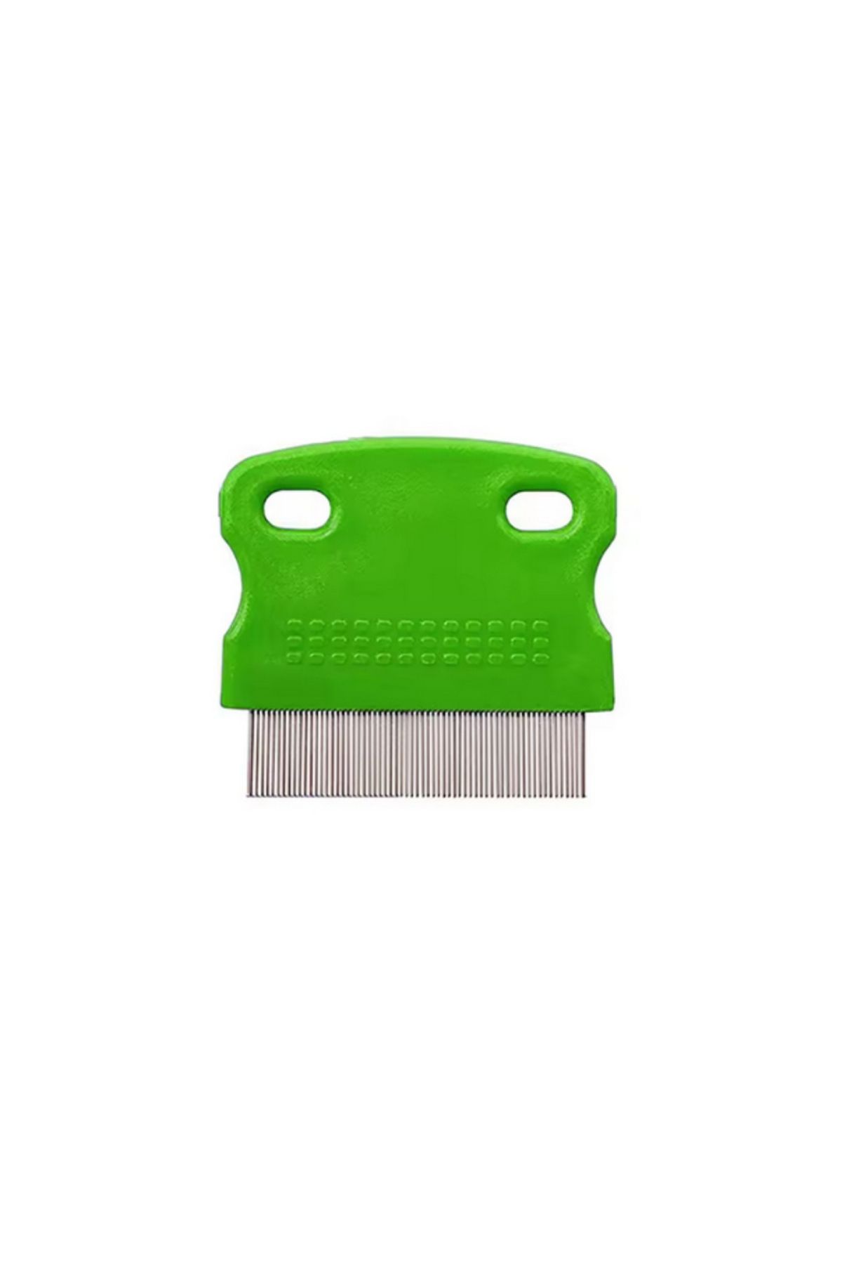 Profesyonel Metal Dişli Bit ve Pire Temizleme Tarağı - Yeşil