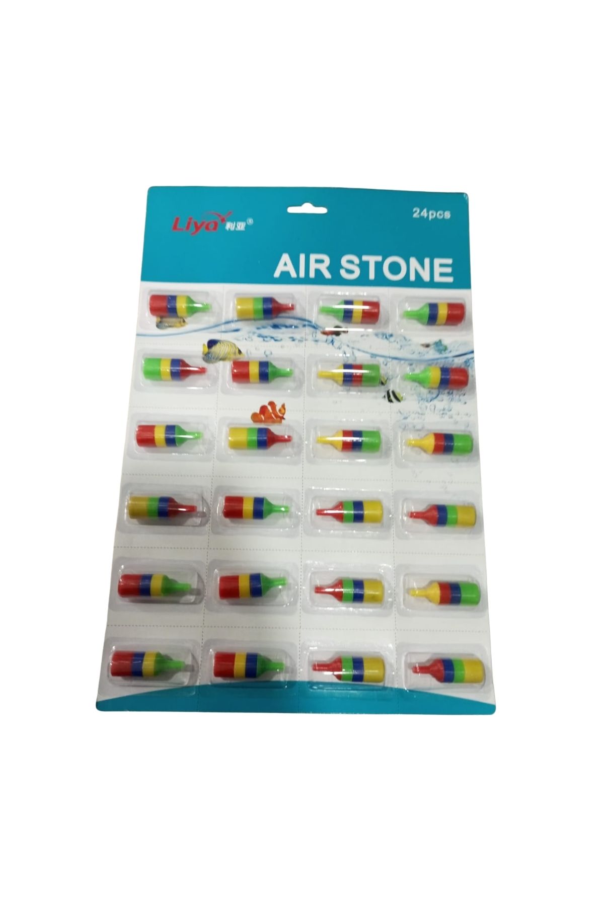 Air Stone Renkli Hava Taşı 24lü