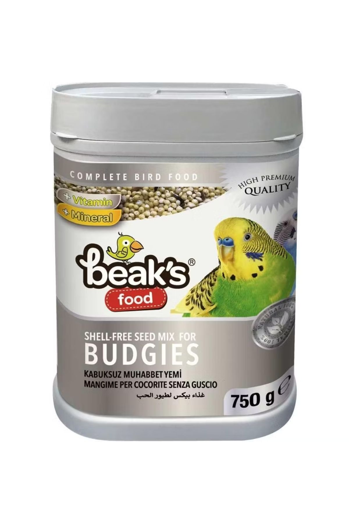 Kabuksuz Muhabbet Kuşu Yemi 750 Gr