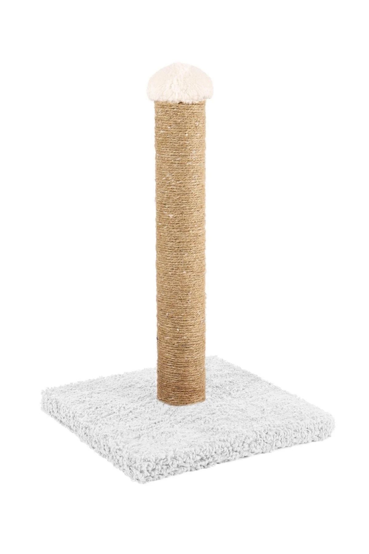 Peluş Tabanlı Kedi Tırmalama Direği