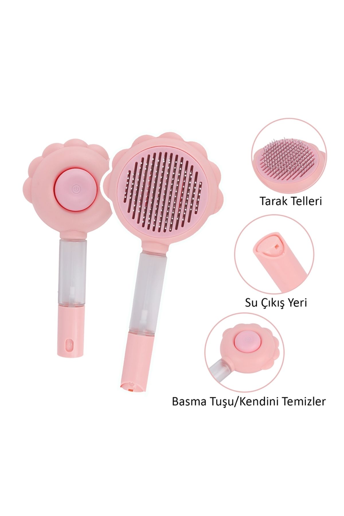 Buharlı Kedi ve Köpek Tüy Toplama Fırçası