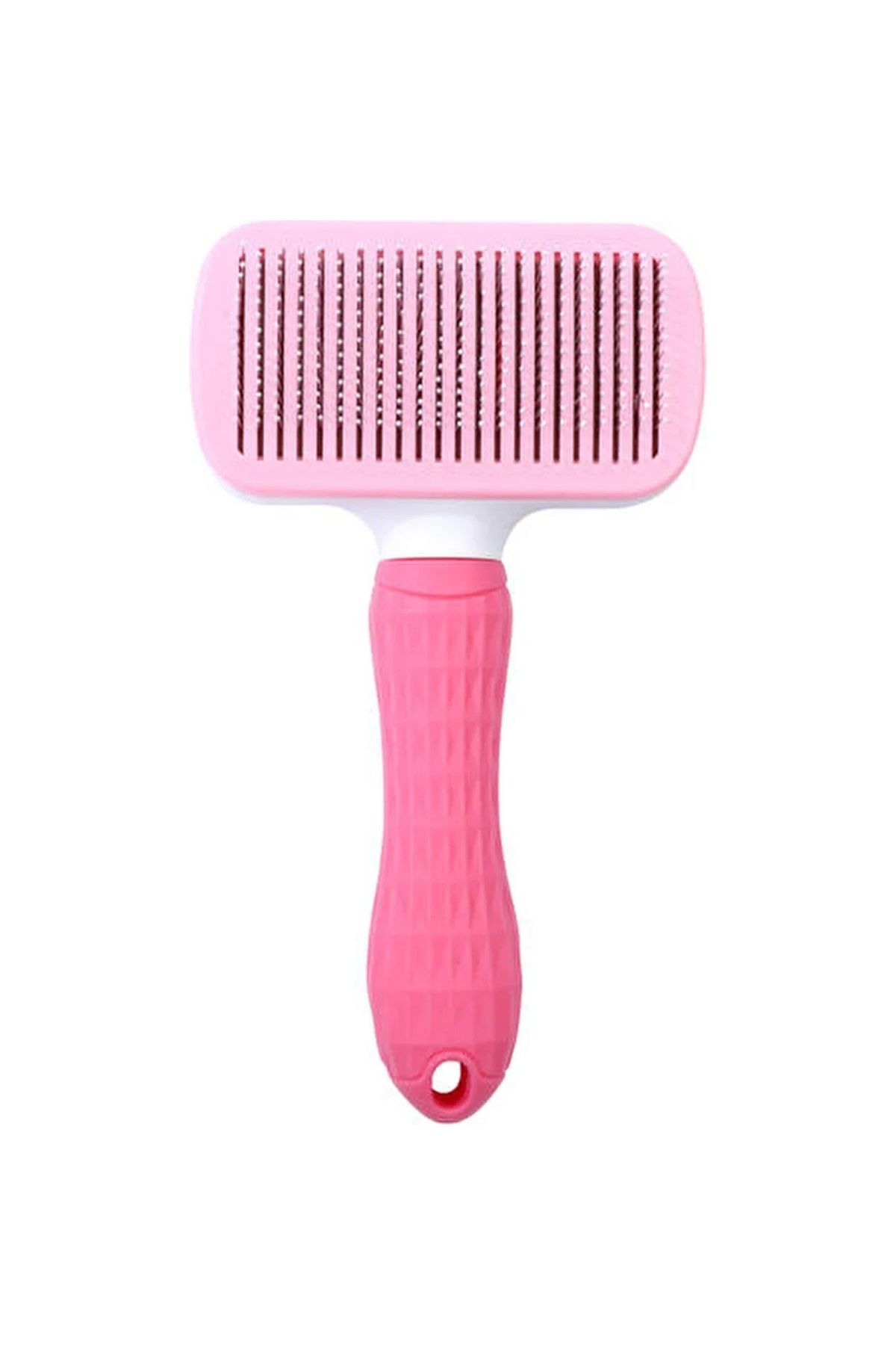 Kedi ve Köpek Tüy Toplama Tarağı Pembe