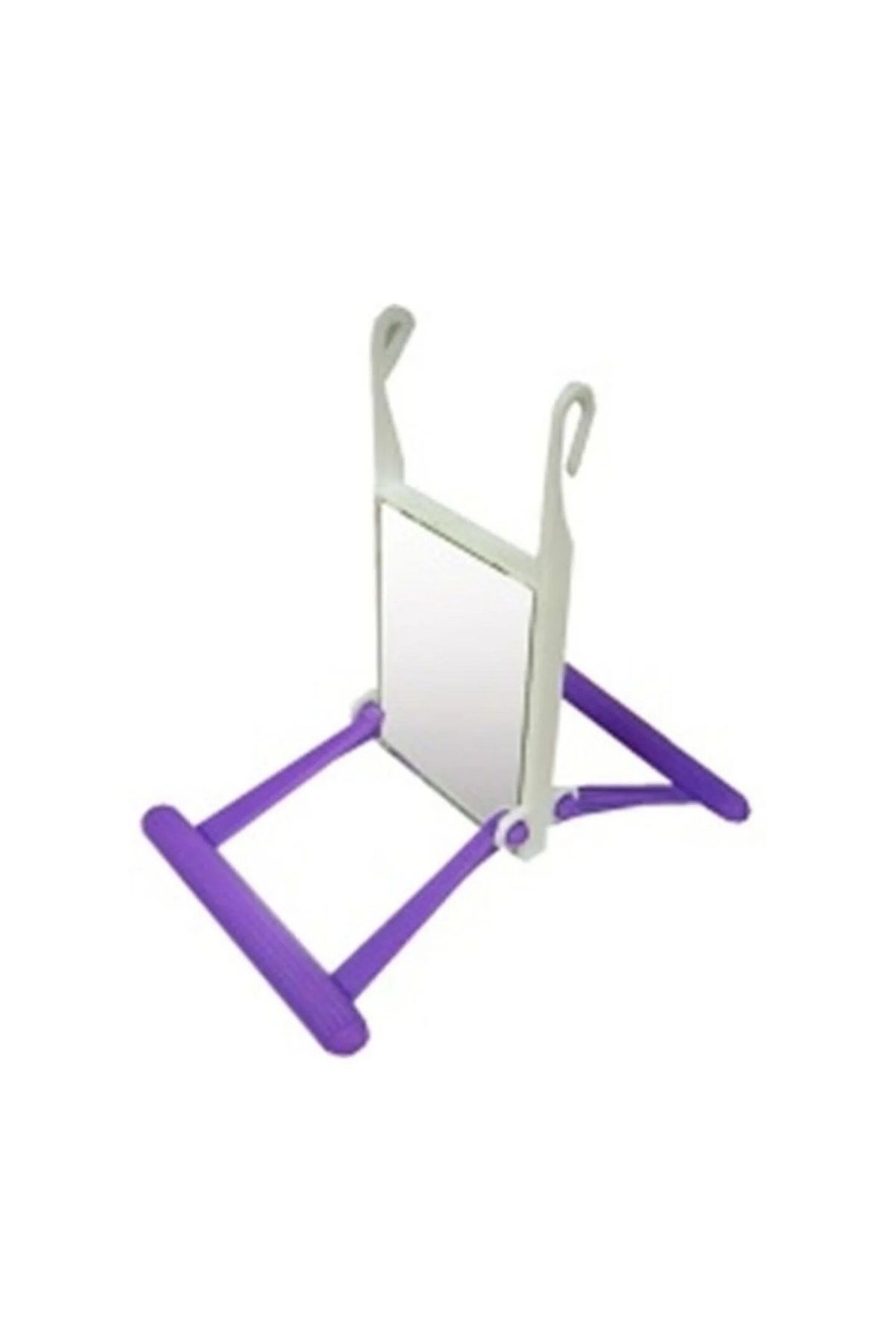 Aynalı Tünekli Salıncak Muhabbet Kuşu Oyuncak - Mor