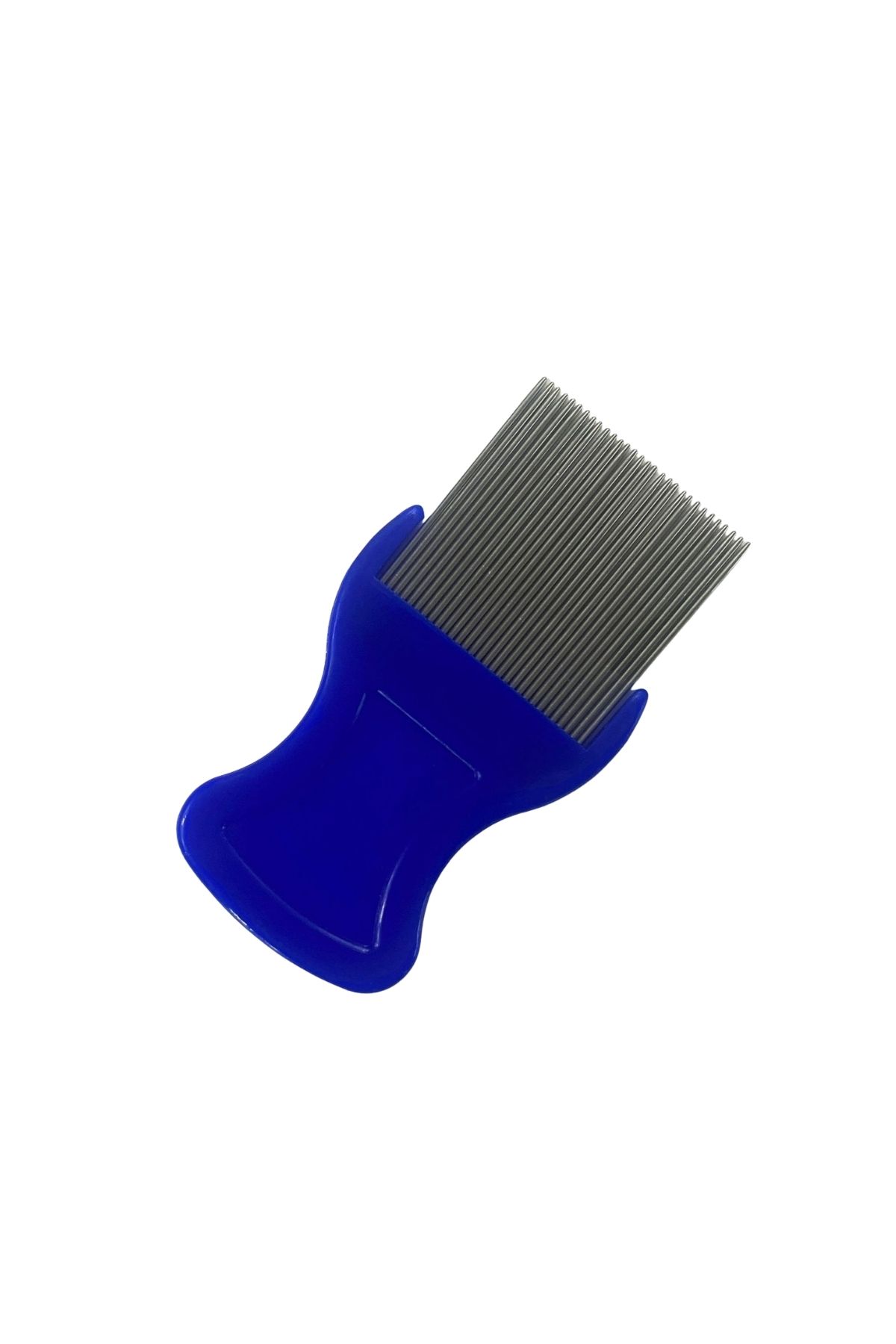 Profesyonel Metal Dişli Bit ve Pire Temizleme Tarağı - Mavi