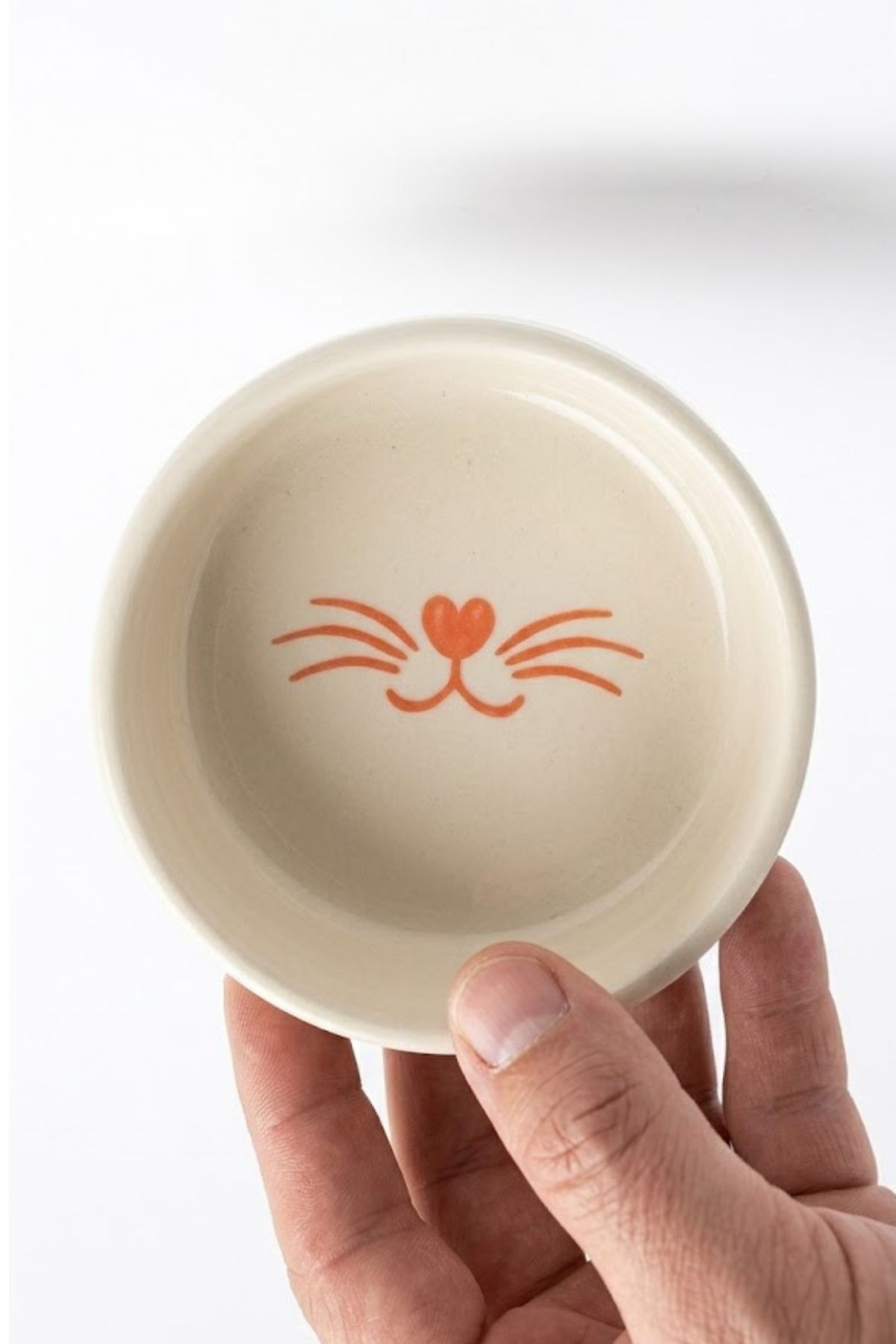 Seramik Kedi Mama ve Su Kabı