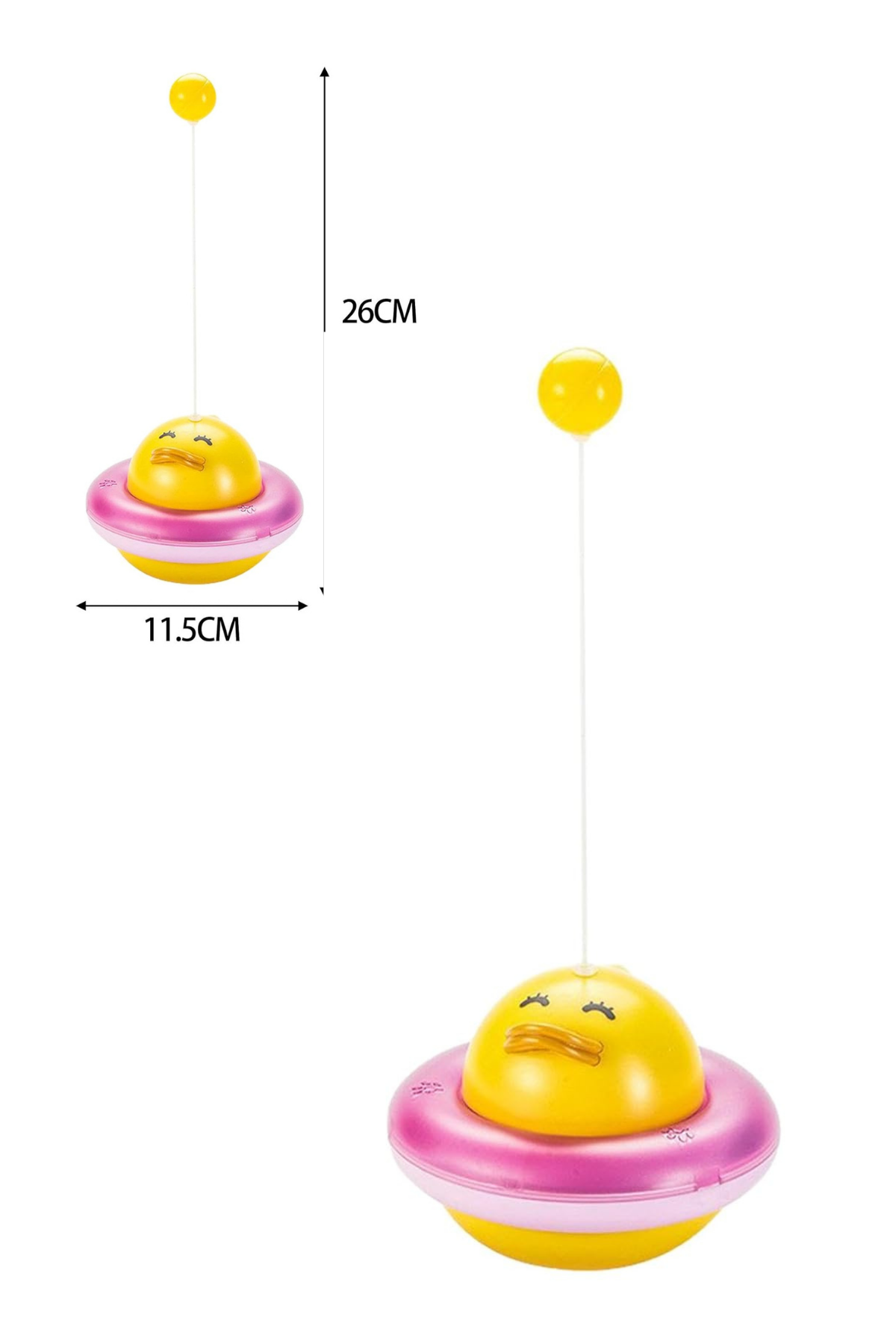Ufo Şekilli Ördek Kedi Oyuncağı