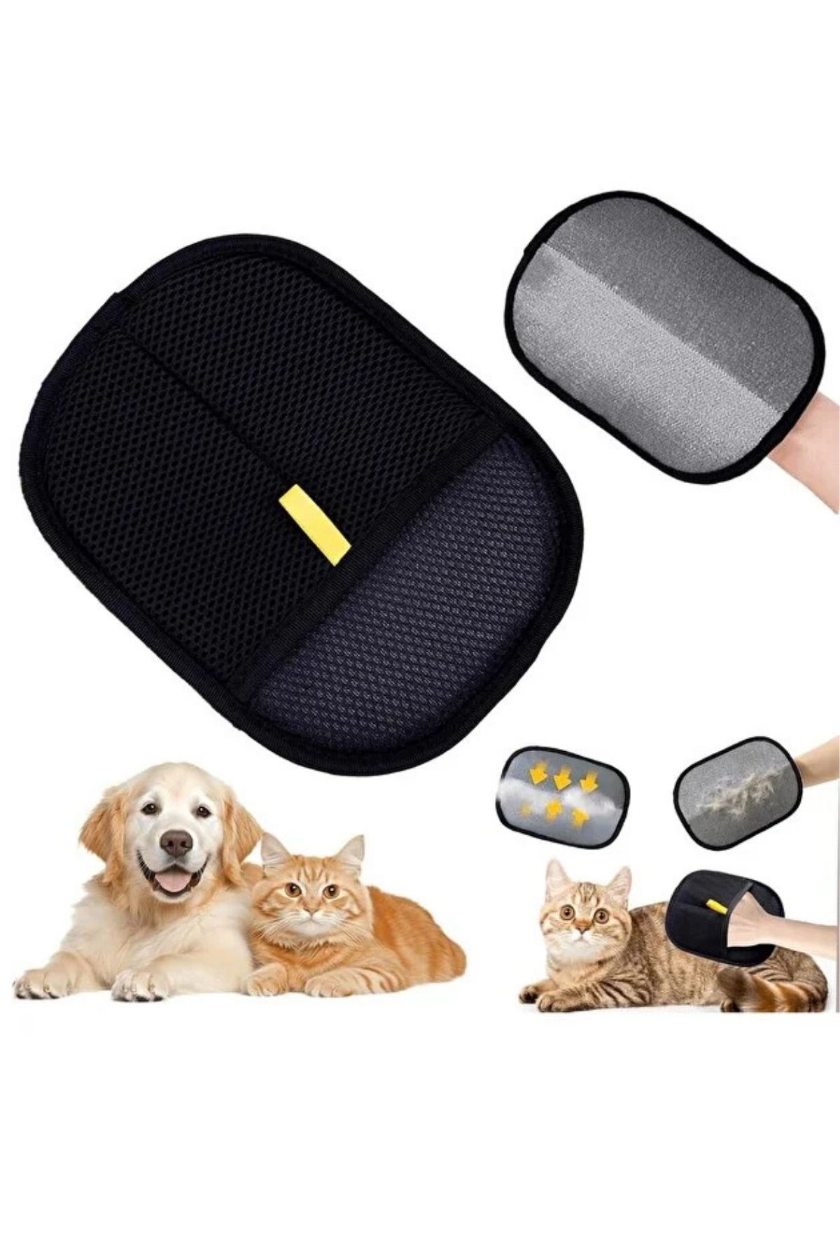 Kedi ve Köpek Tüy Toplama ve Masaj Eldiveni