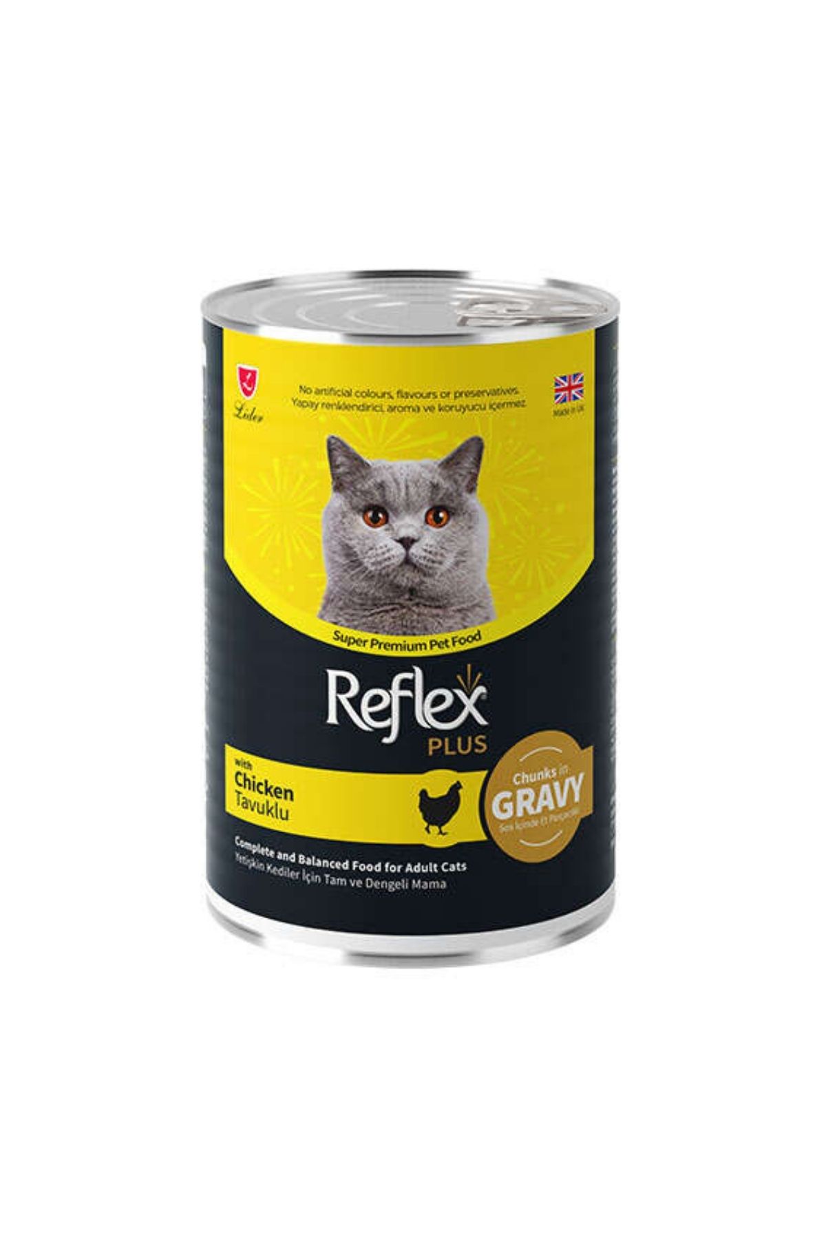 Tavuklu Kedi Konservesi (Sos İçinde Parçalı)