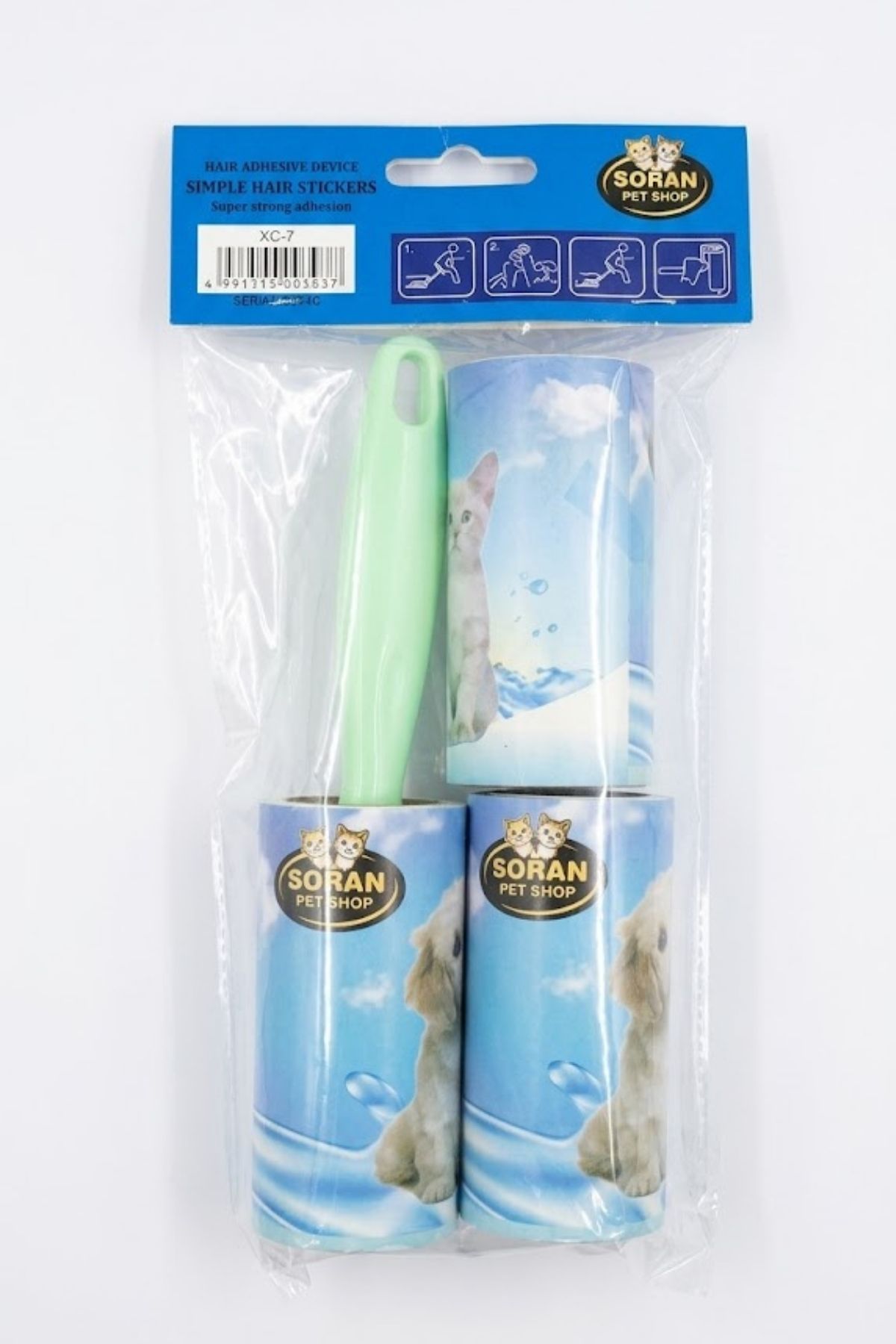 Yedekli Tüy Toplama Rulosu Yeşil