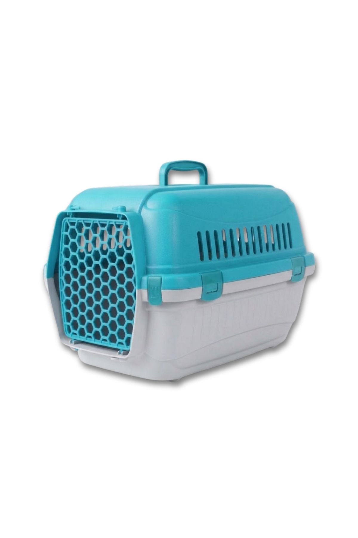 Modern Tasarım Kedi ve Köpek Taşıma Kutusu Küçük Boy - Mavi