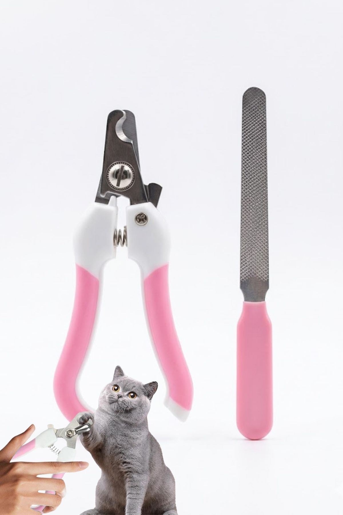 Evcil Hayvan Tırnak Makası Ve Törpü Seti