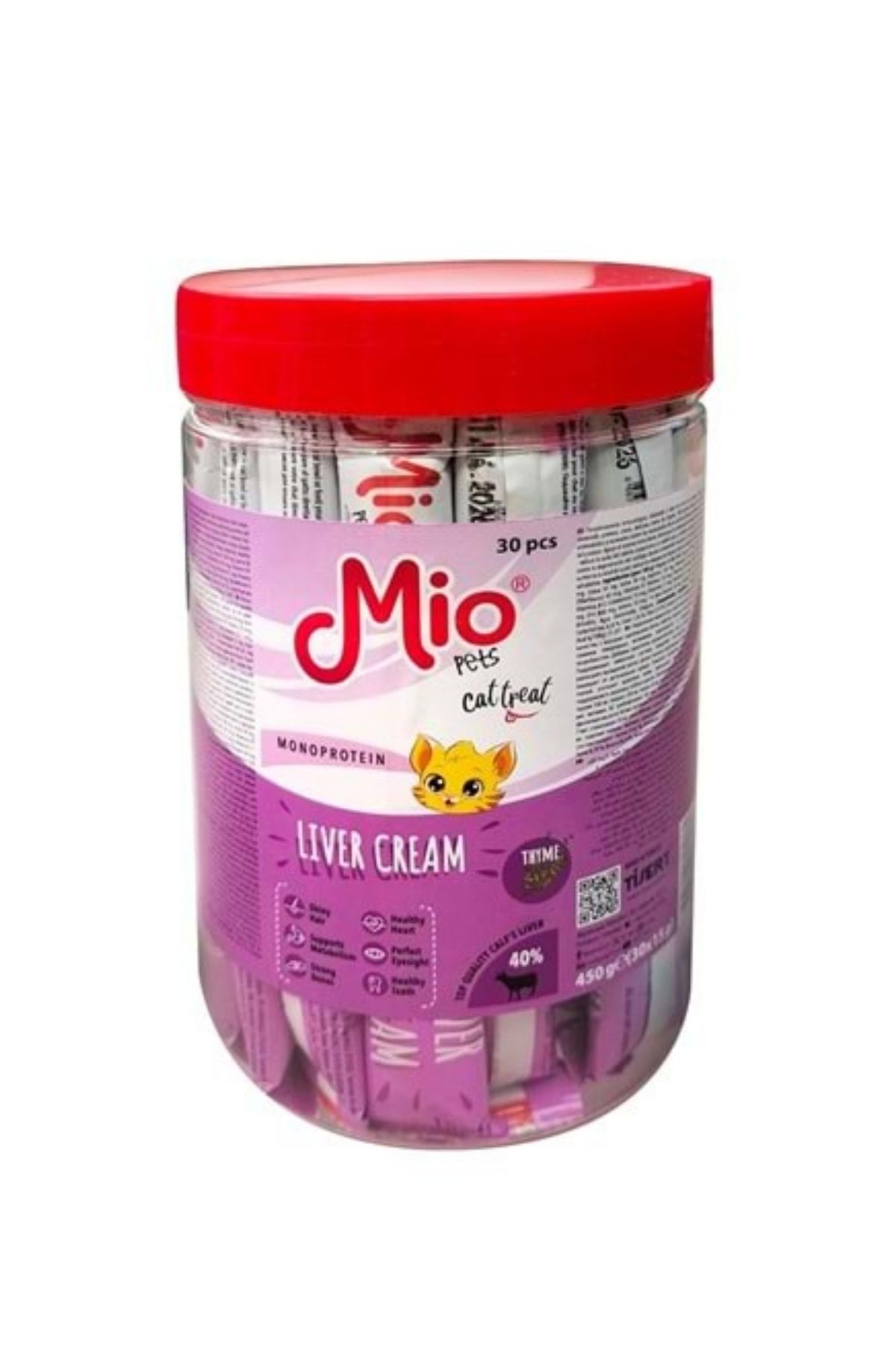 Kedi Ödül Krema Ciğerli 15 gr x 30