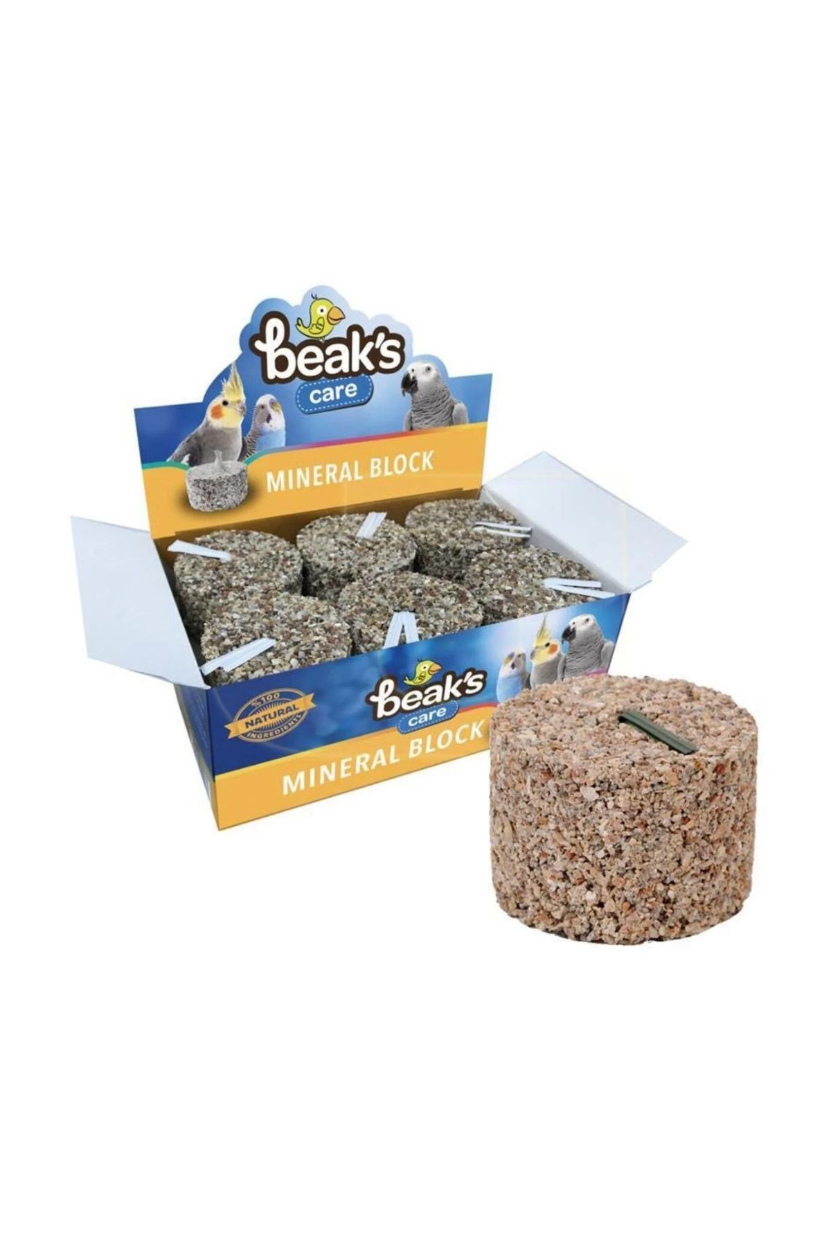 Mineral Blok Kuş Gaga Taşı Küçük Boy