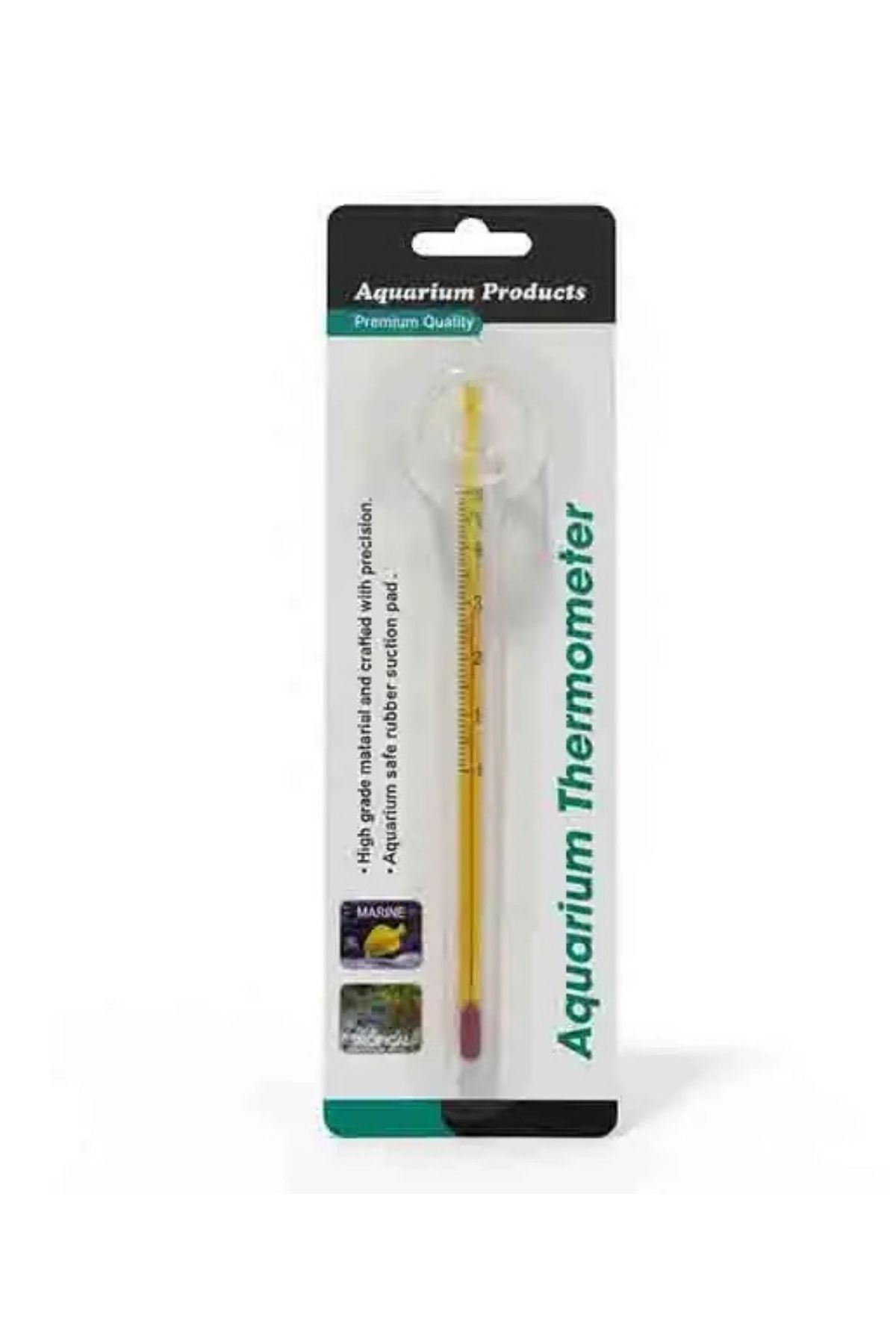 Cam Akvaryum Termometresi – Vantuzlu Hassas Derece