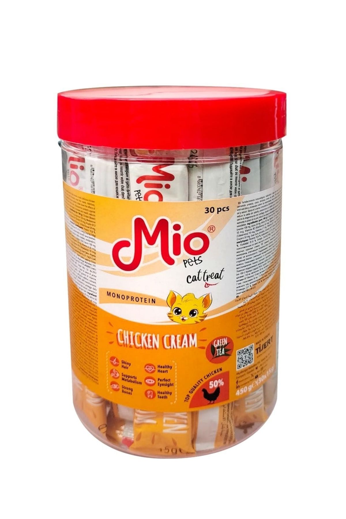 Kedi Ödül Krema Tavuklu 15 gr x 30