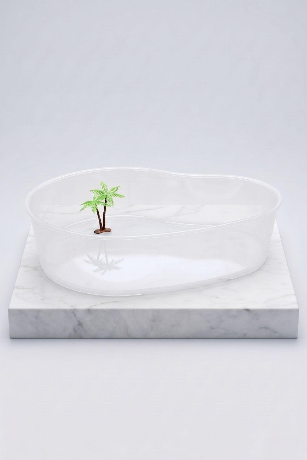 Kaplumbağa Bahçesi Büyük Boy Beyaz