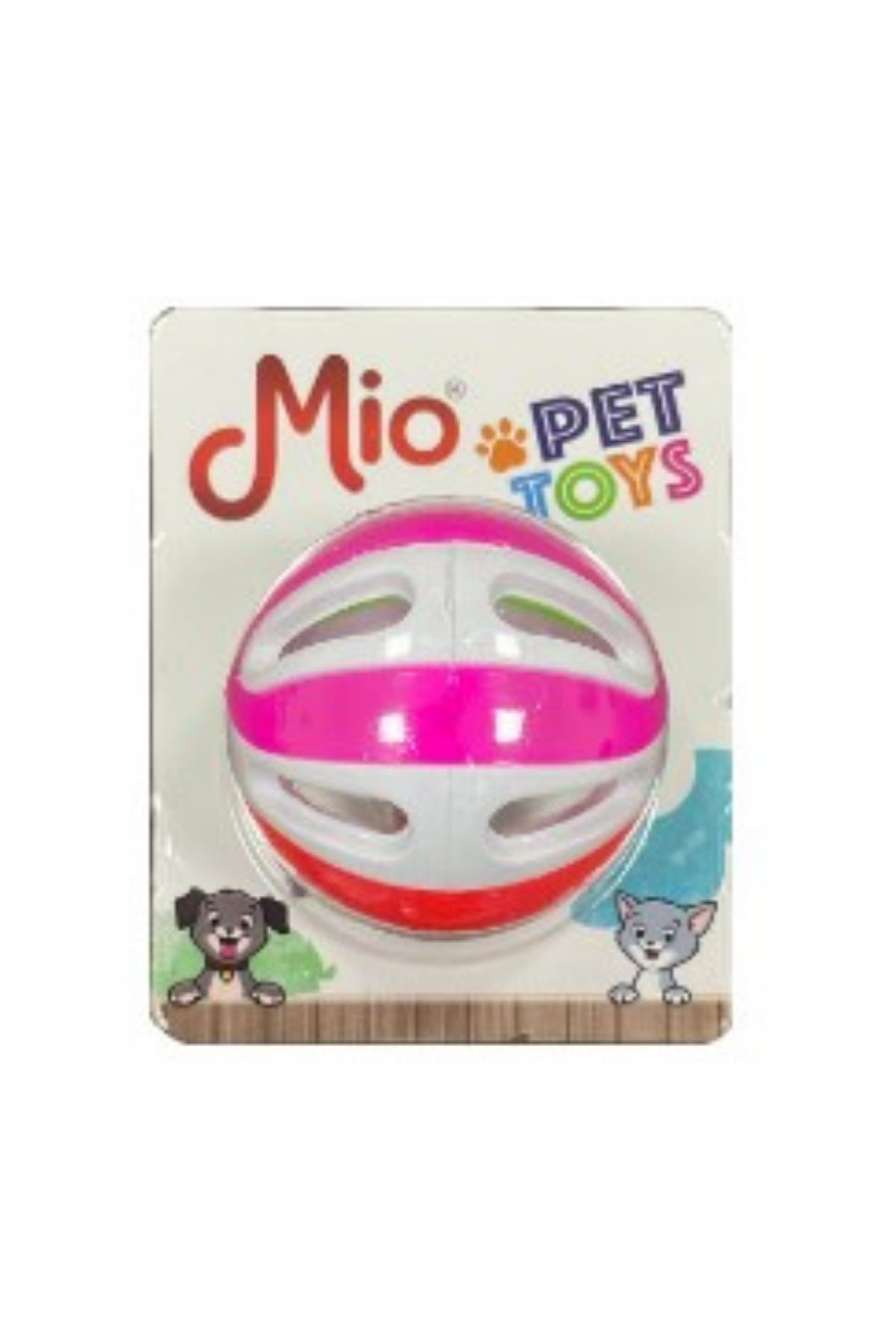 Renkli Top Kedi Oyuncağı Zilli 5 cm