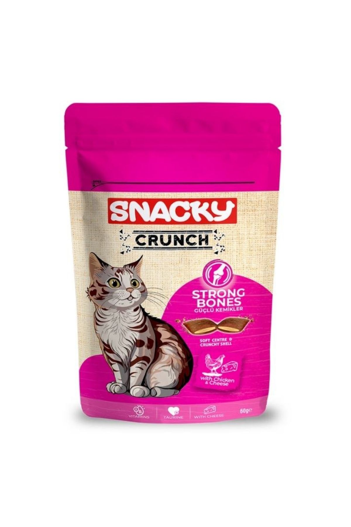 Tavuklu ve Peynirli Kedi Ödül Maması (Güçlü Kemikler)